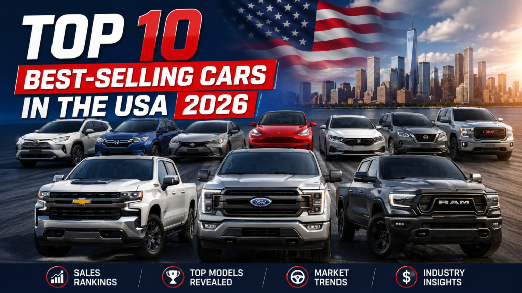 Top 10 Best-Selling Cars in the USA 2026